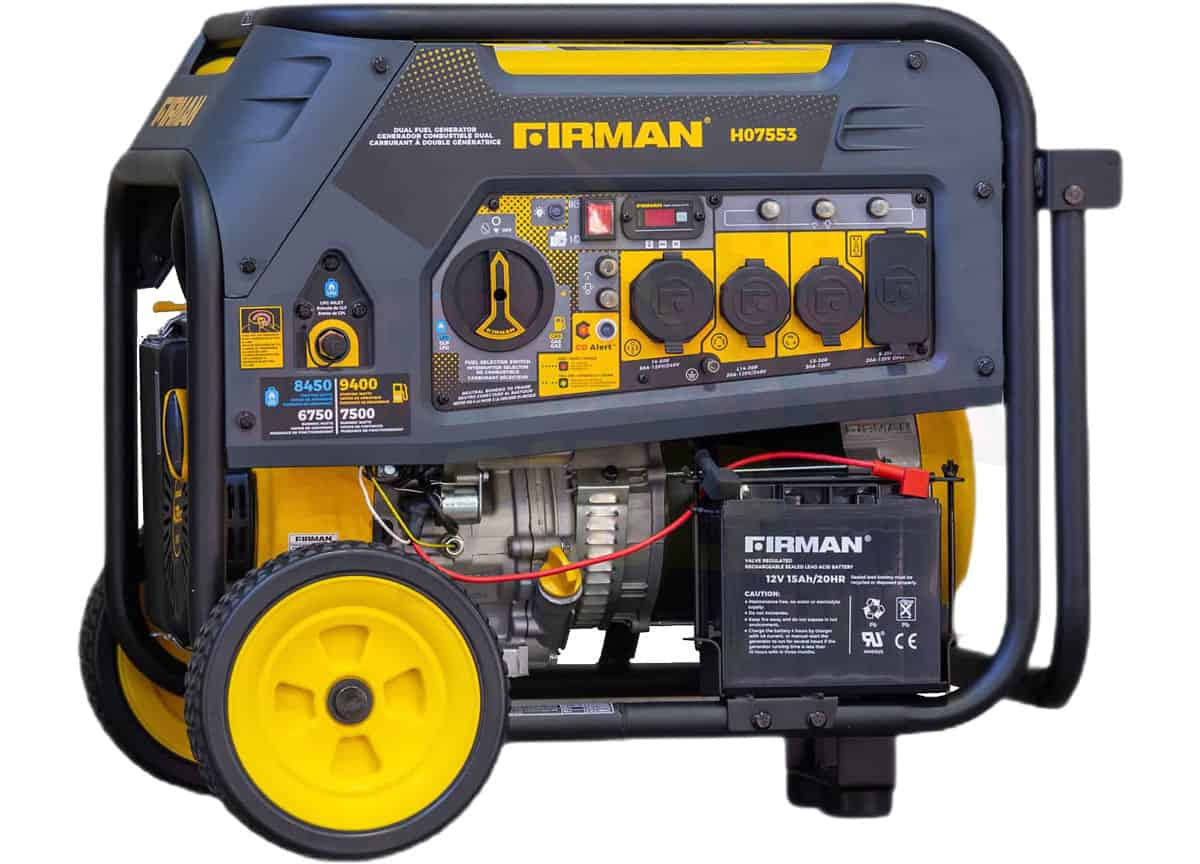 Firman Hybrid 7500-Watt Portable Generator | H07553