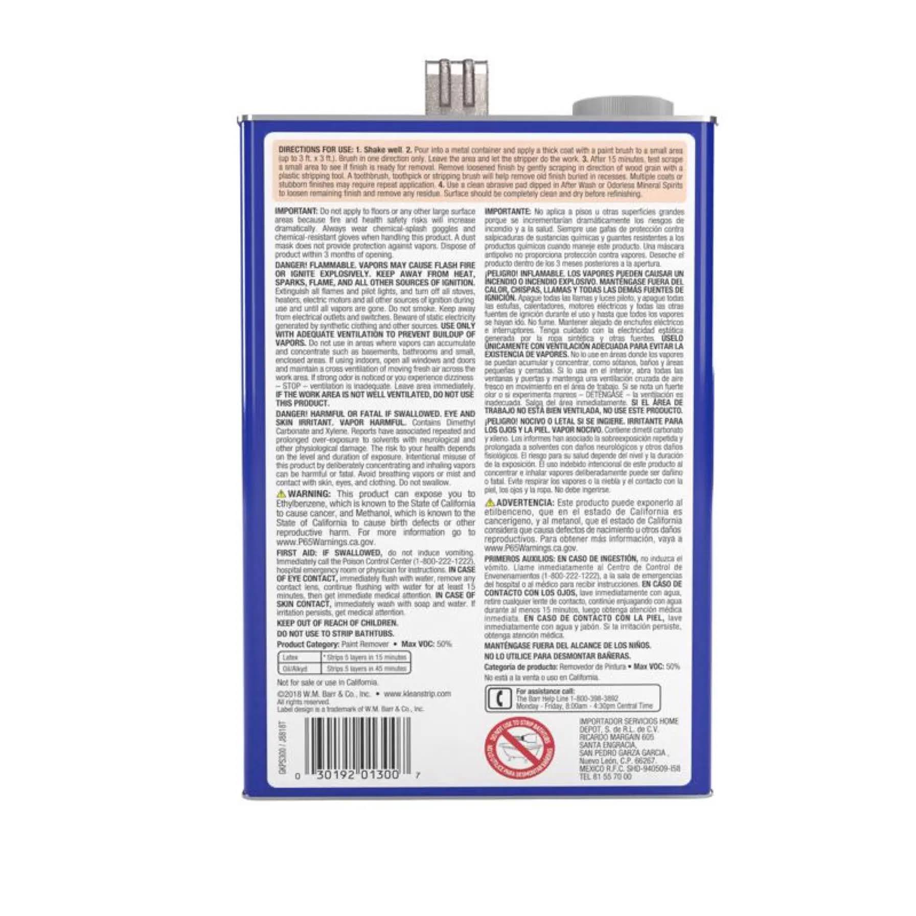 Klean-Strip Paint & Varnish Stripper 1 qt