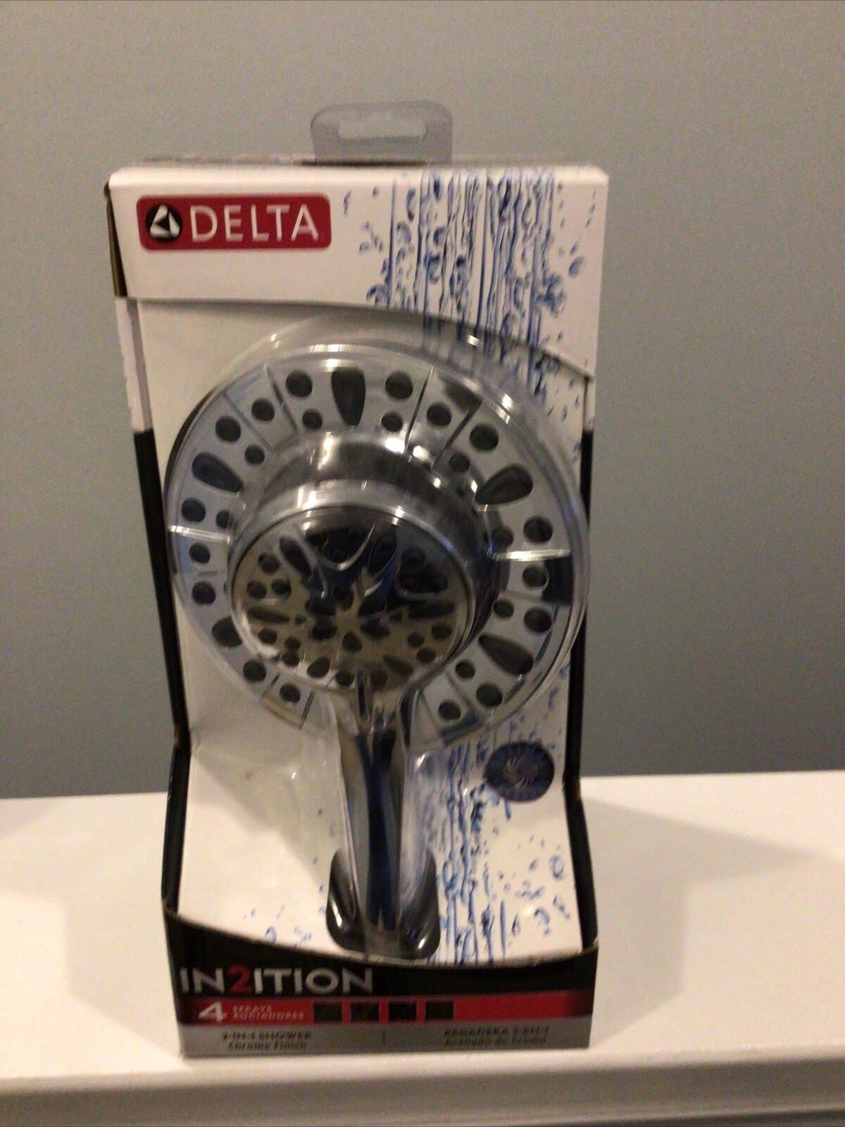 Delta In2ition Chrome 4-Spray Dual Shower Head 2.5-GPM (9.5-LPM)