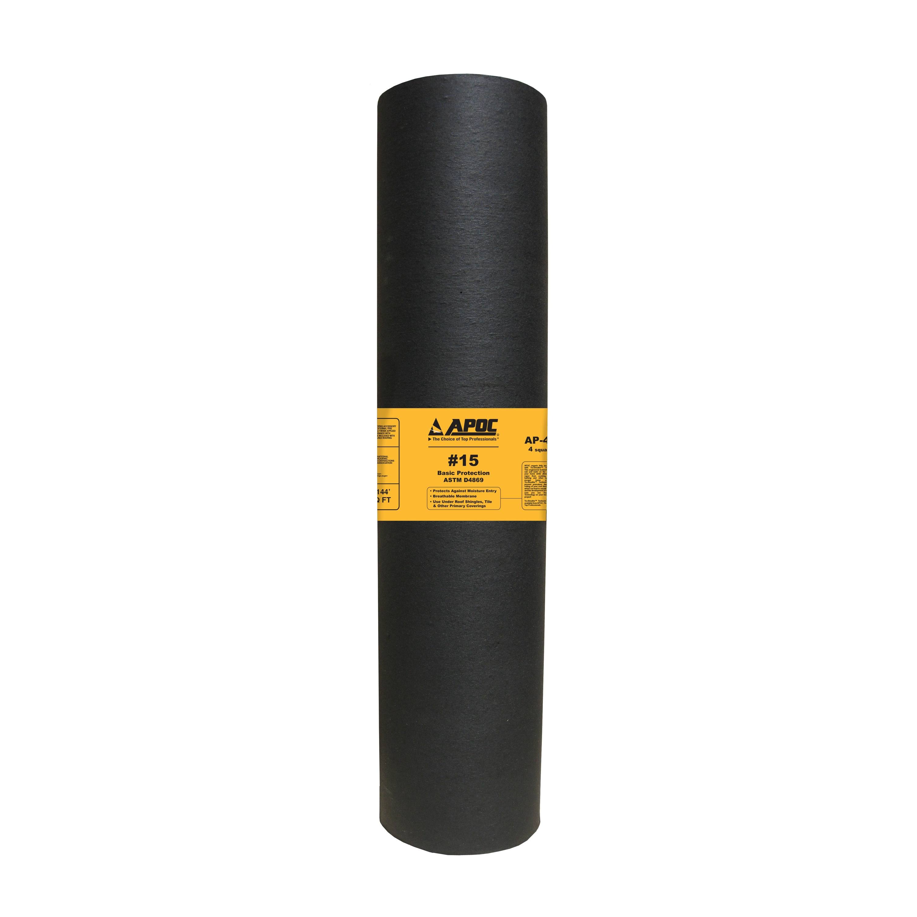 Apoc 36 in. x 144 ft. 432 Sq. ft. Felt Roof Underlayment AP-0042