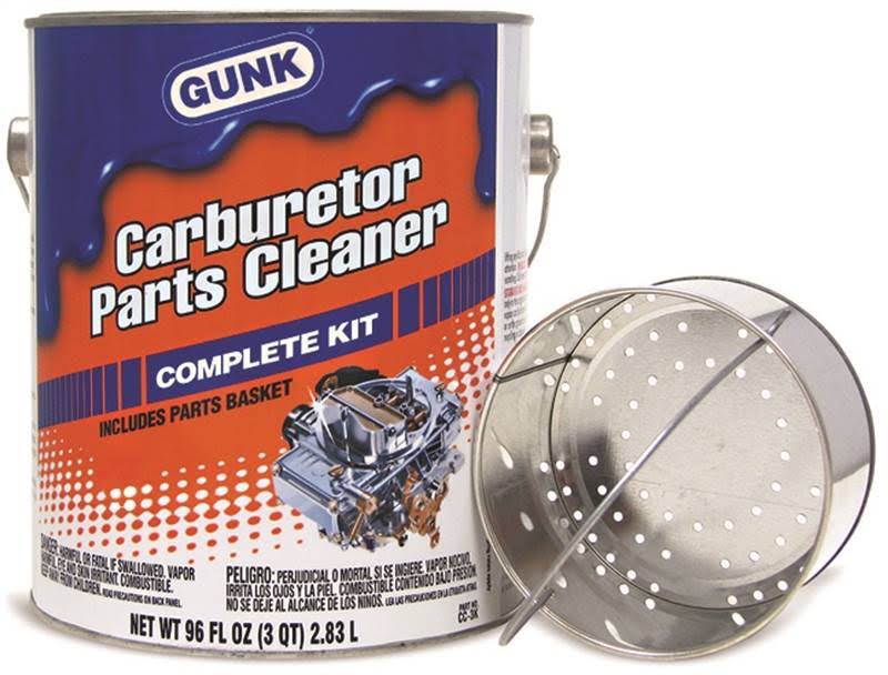 Gunk CC3K Carburetor Parts Cleaner, 96 fl-oz, Liquid, Aromatic