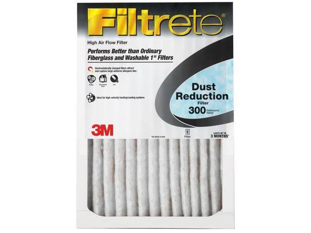 Filtrete Clean Living Air Cleaning Filter, Electrostatic, Basic Dust, 20 x 25 x 1