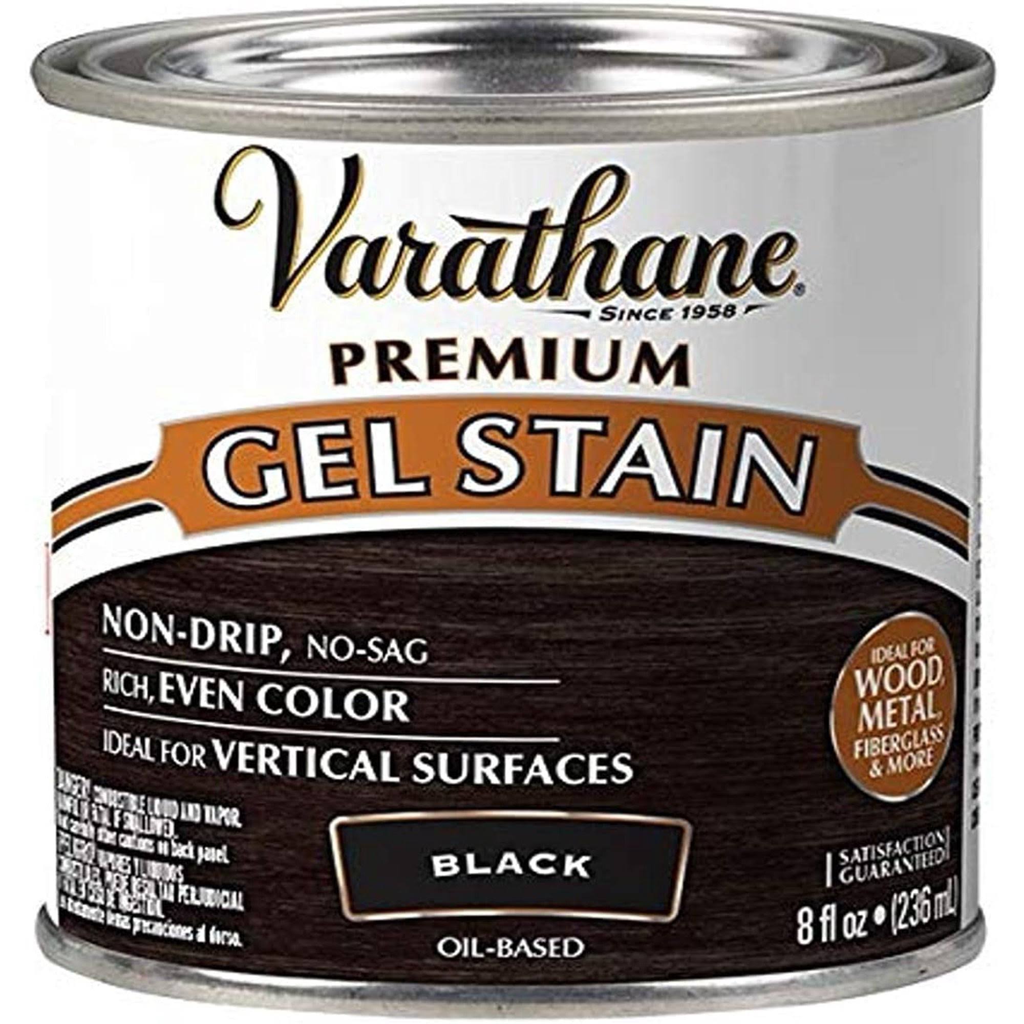 Varathane Premium Black Oil-Based Linseed Oil Modified Alkyd Gel Stain 0.5 PT