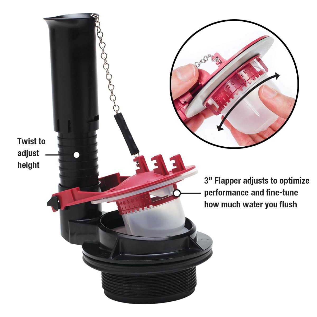 Fluidmaster Everything Toilet Repair Kit Multicolored Metal/Plastic for Universal