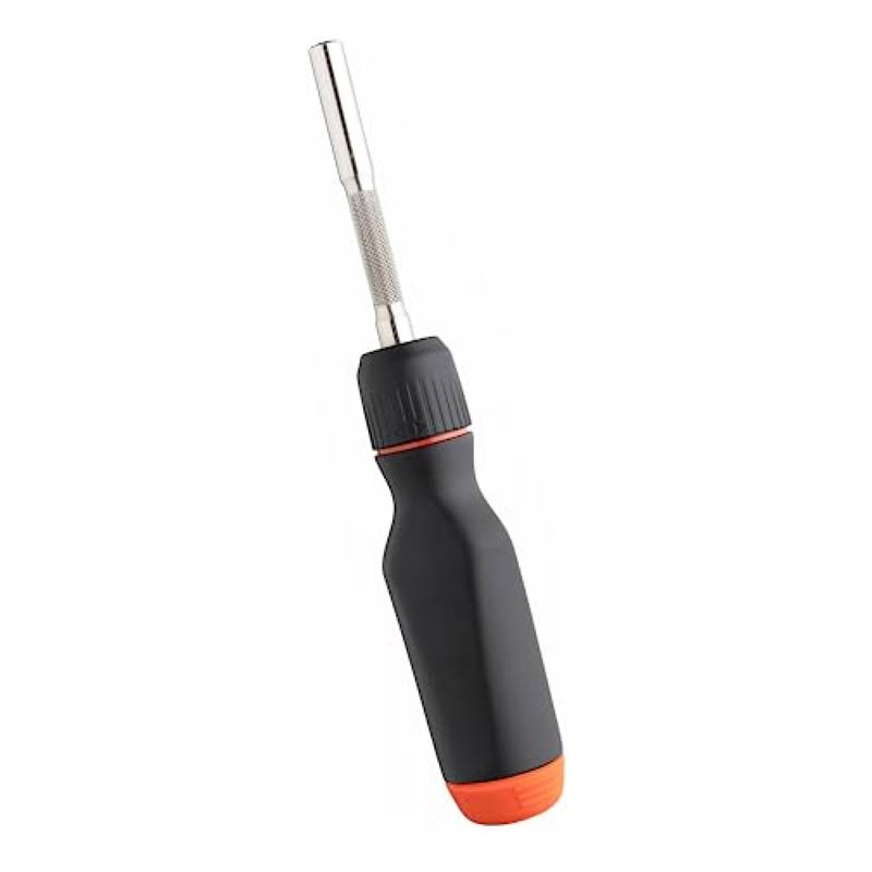 Linus Tech Tips Screwdriver- Silver Shaft (Black and Orange)