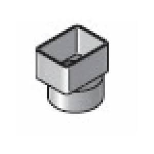 NDS 9P06 3 In. x 4 In. x 4 In. Down Spout Adapter