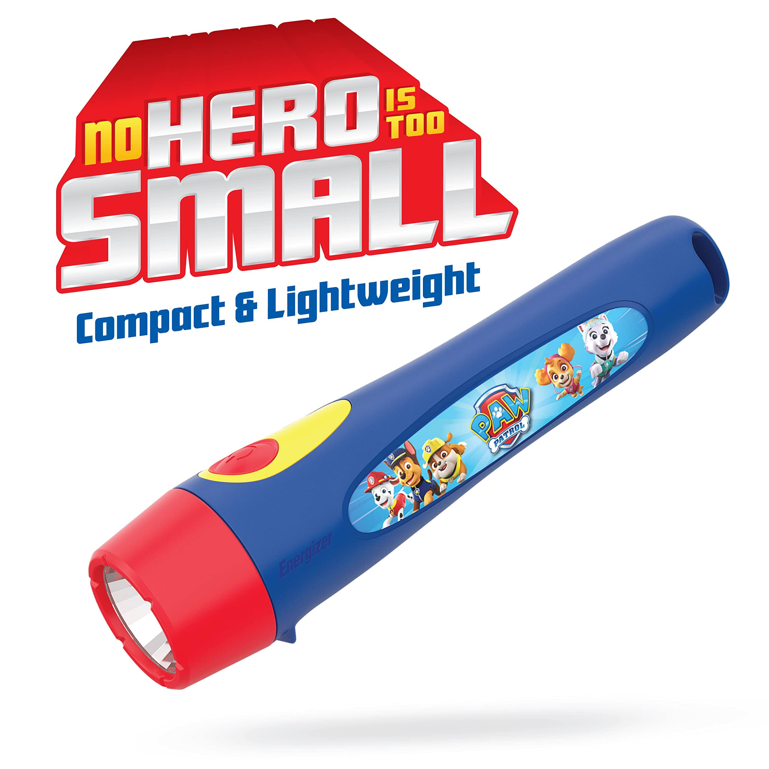 Energizer Paw Patrol Flashlights (2-Pack), Paw Patrol Toys for Boys and Girls, Great Lightweight LED Flashlights for Kids (Batteries Included)