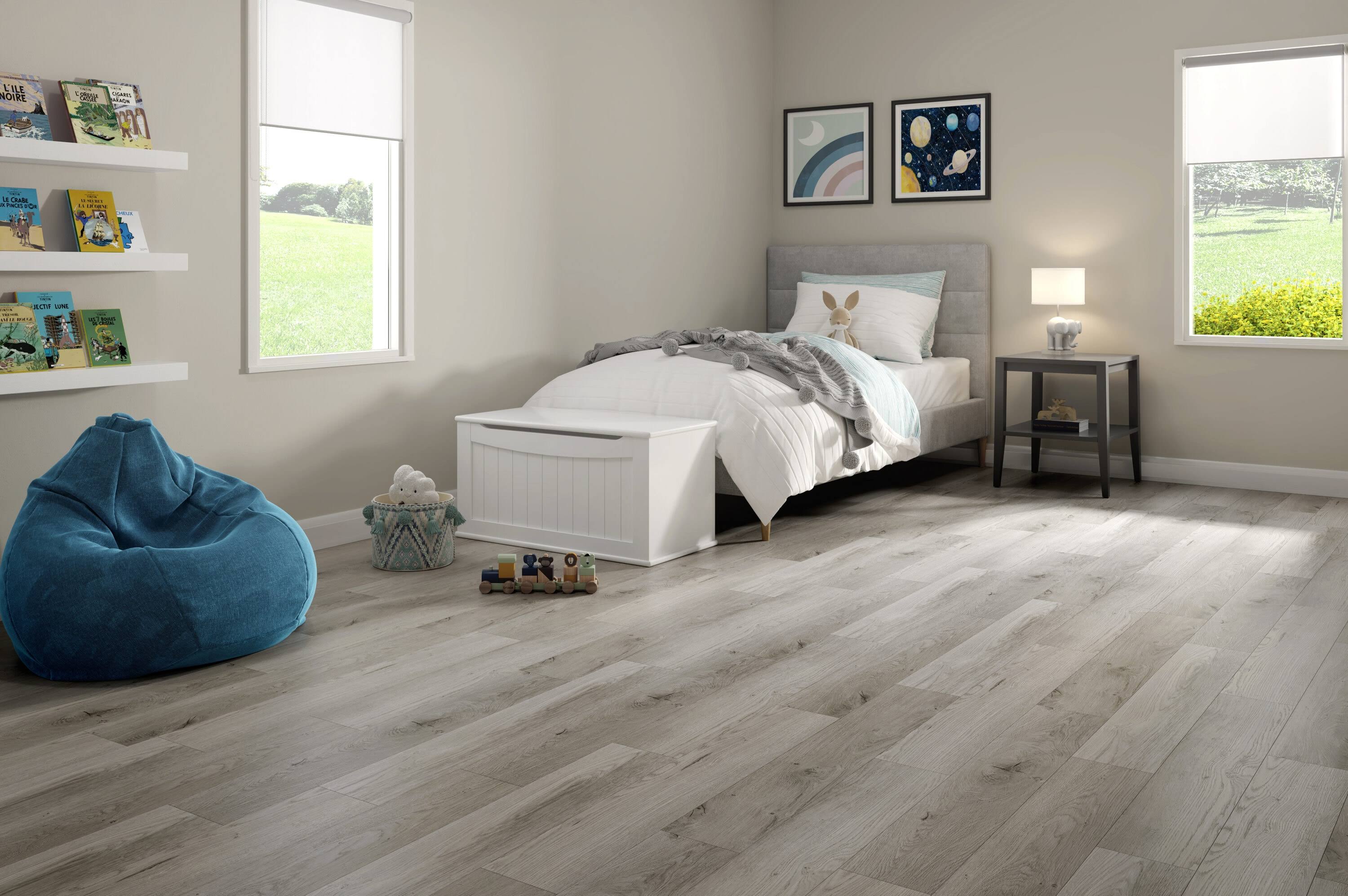 Style Selections Tanglewood Birch Water Resistant Peel & Stick Luxury Vinyl Plank Flooring- 1 Each