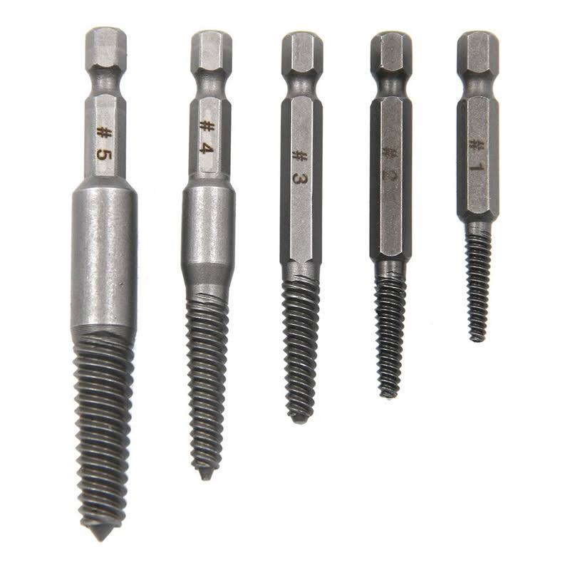 OEMTOOLS 336SE5C 5 Piece Screw Extractor Set