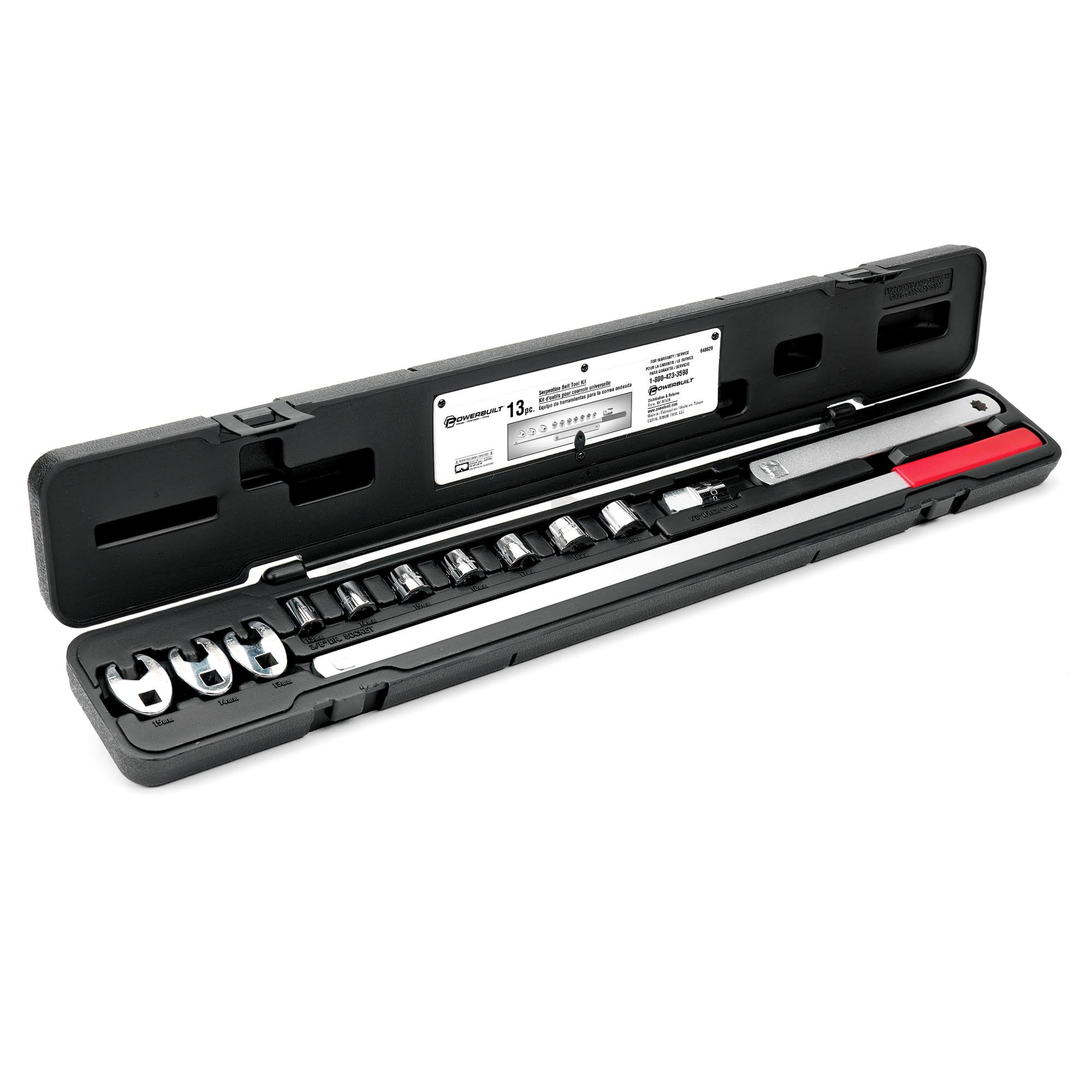 Powerbuilt 648629 Serpentine Belt Tool Kit