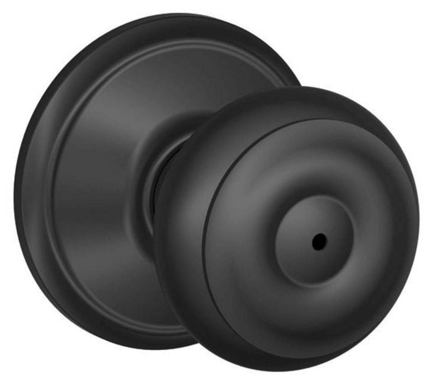 Schlage Georgian Knob Privacy- Matte Black