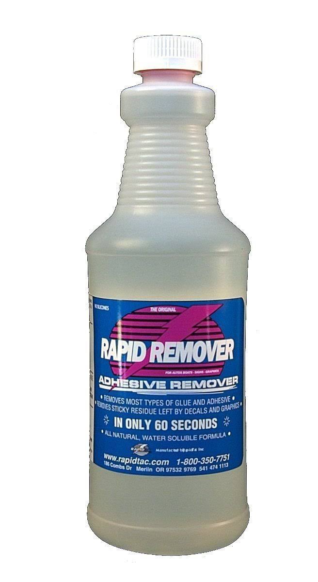 RapidTac Rapid Remover Adhesive Remover for Vinyl Wraps Graphics Decals Stripes 32oz Sprayer