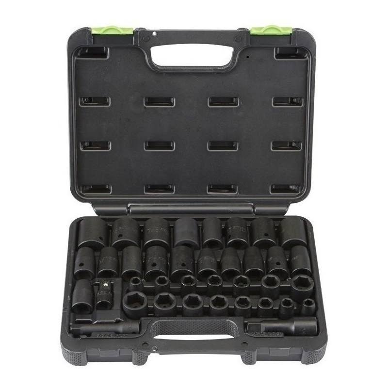 Pittsburgh 37 PC Combination Impact Sockets