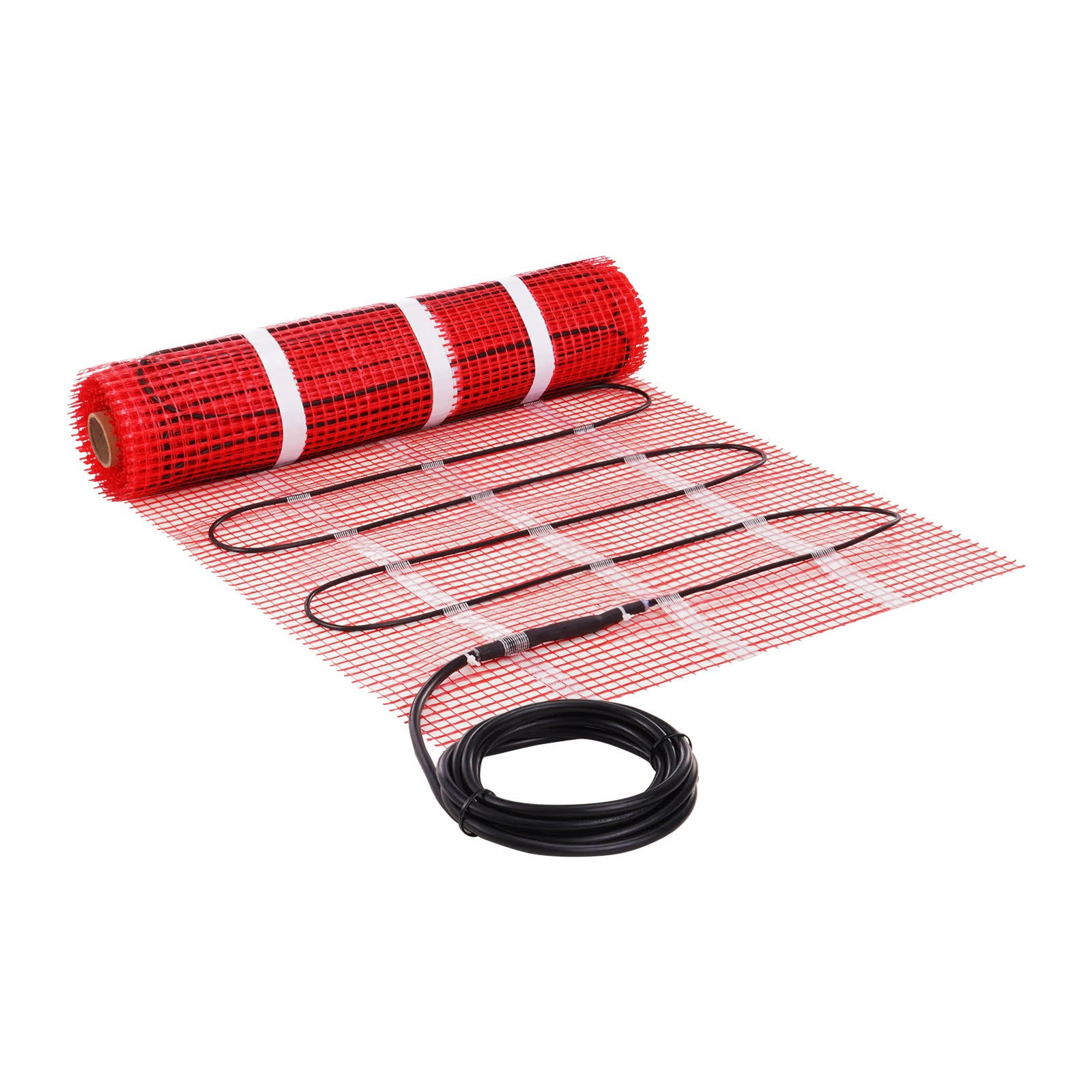 VEVOR Floor Heating Mat 30 Sq. ft Electric Radiant In-Floor Heated Warm System with Digital Floor Sensing Thermostat