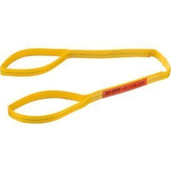 Global Industrial 298509 Polyester Eye & Eye Web Sling, Light Duty, 4'