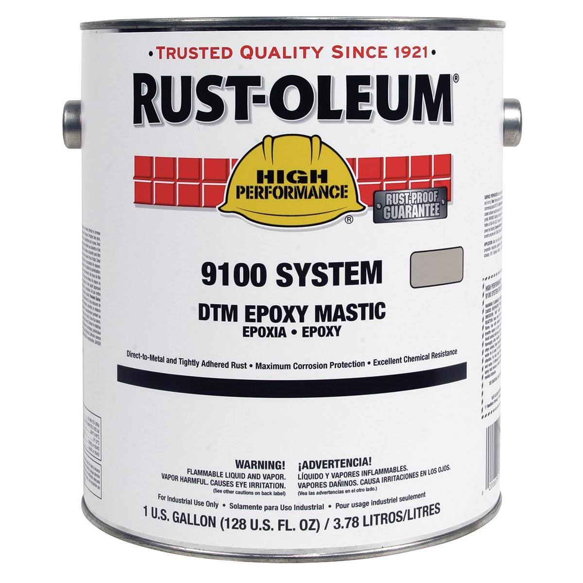 Rust-Oleum Epoxy Paint Base,Safety Green,1 gal,Can 9133402