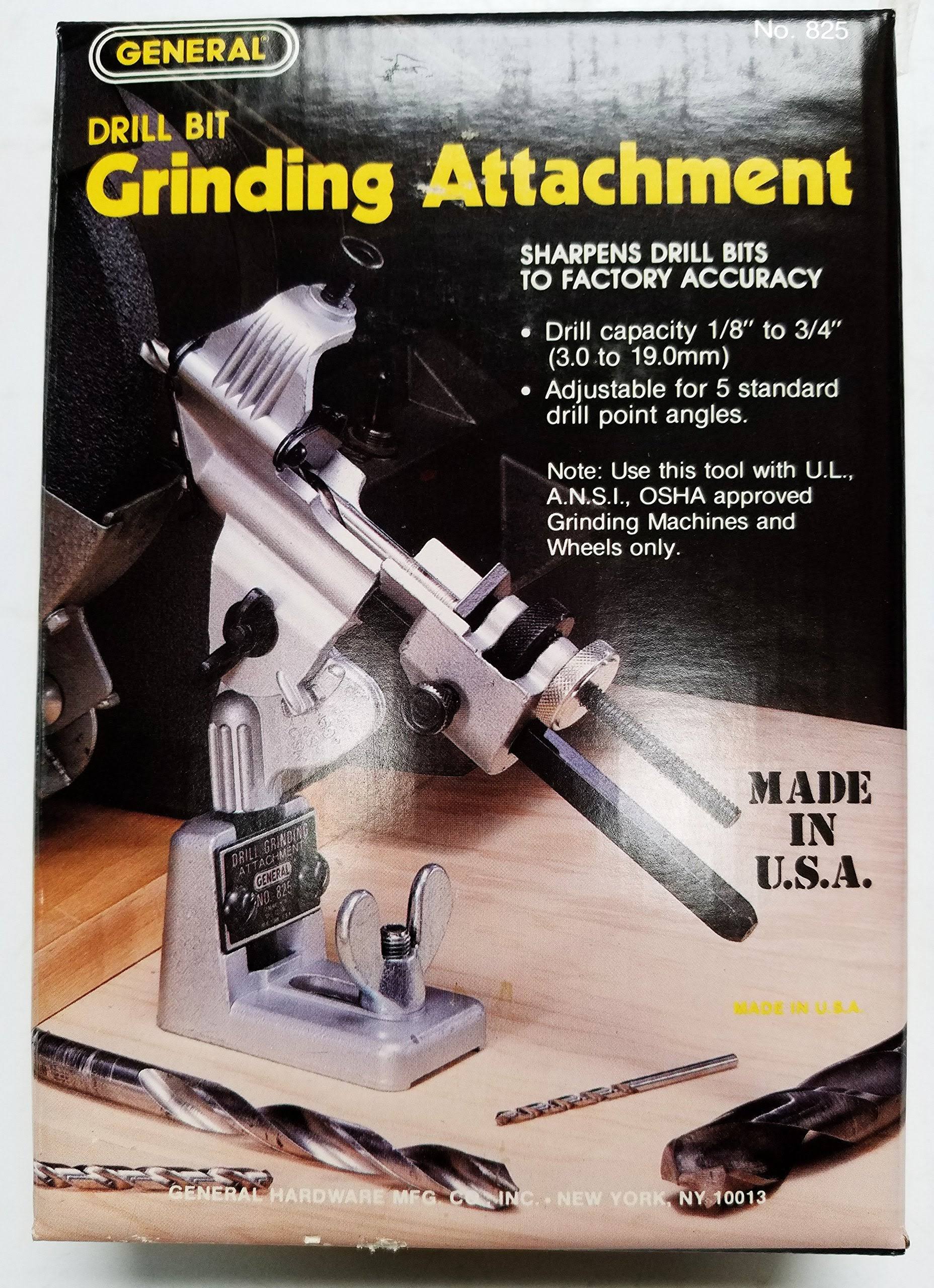 General Tools 825 Drill Attachment Grinding