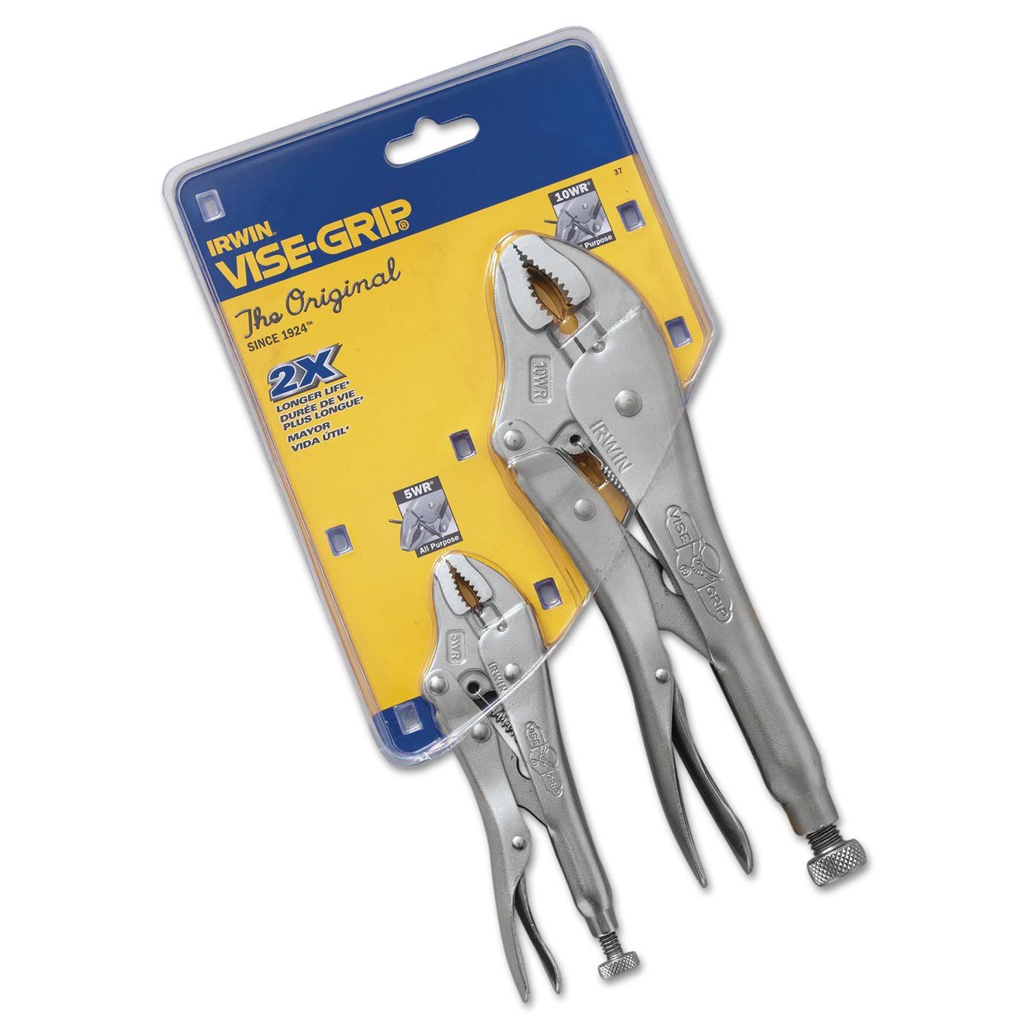 Irwin 37 Vise-Grip Original 2-Piece Locking Pliers Set