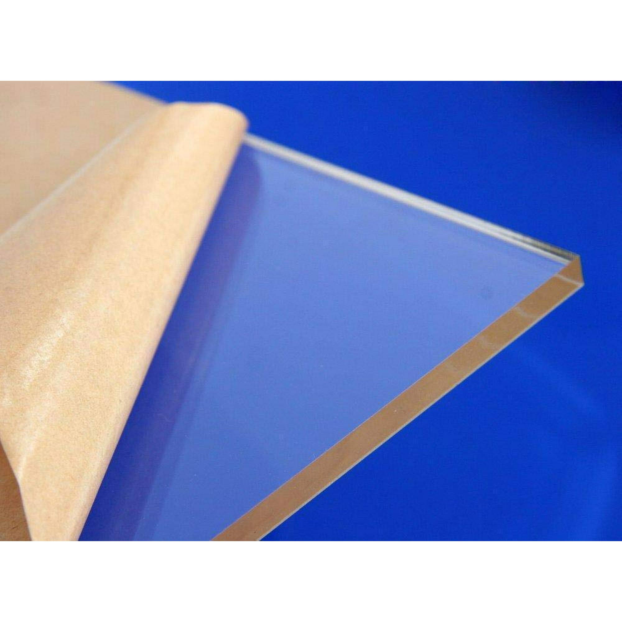 2 Pack 1/2 inch (12mm) Clear Acrylic Plexiglass Sheet 8 inchx12 inch Thick Cast AZM
