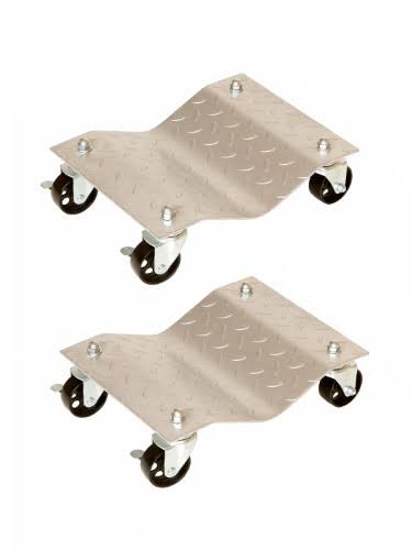 ABN Car Tire Dolly 2-Pack, 2 Wheel Dolly Set- 3,000 lbs Pound Total Capacity