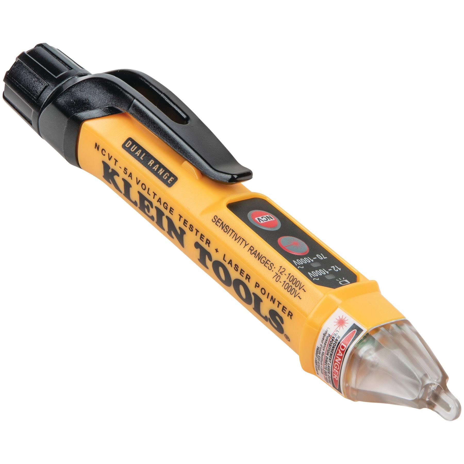 Klein Tools Dual-Range Non-Contact Voltage Tester with Laser Pointer NCVT-5A