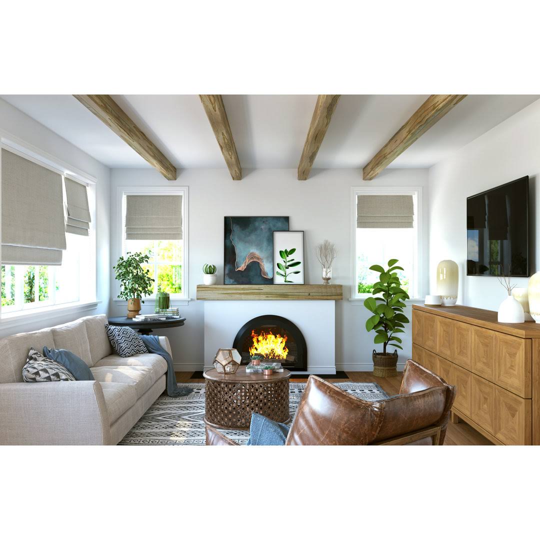 Ornamental 5-in x 5-in x 96-in Unfinished Wood Decorative Beam