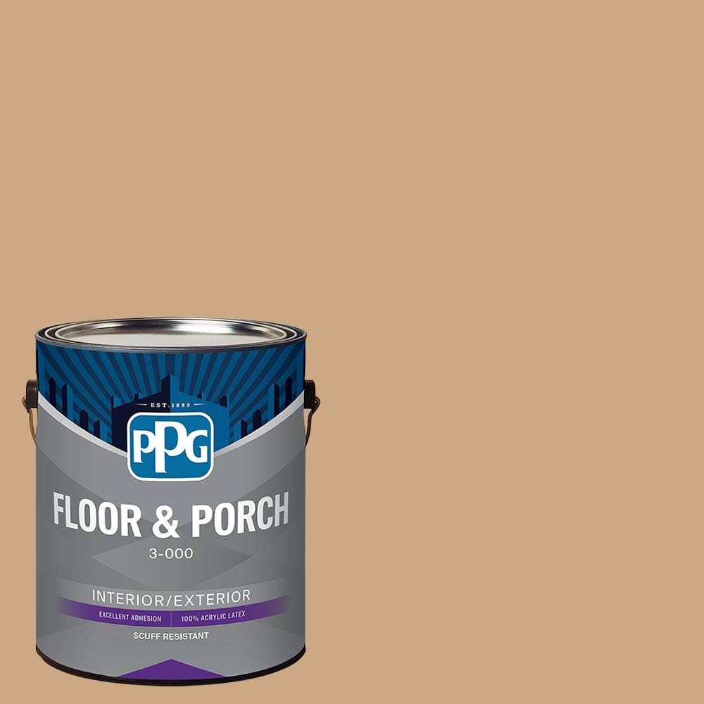 1 gal. PPG16-18 Covered Wagon Satin Interior/Exterior Floor and Porch