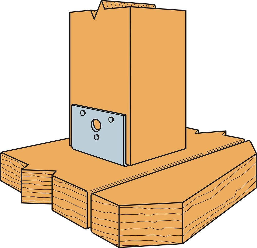 Simpson Strong Tie G185 4x Post Cap Z-Max- 4