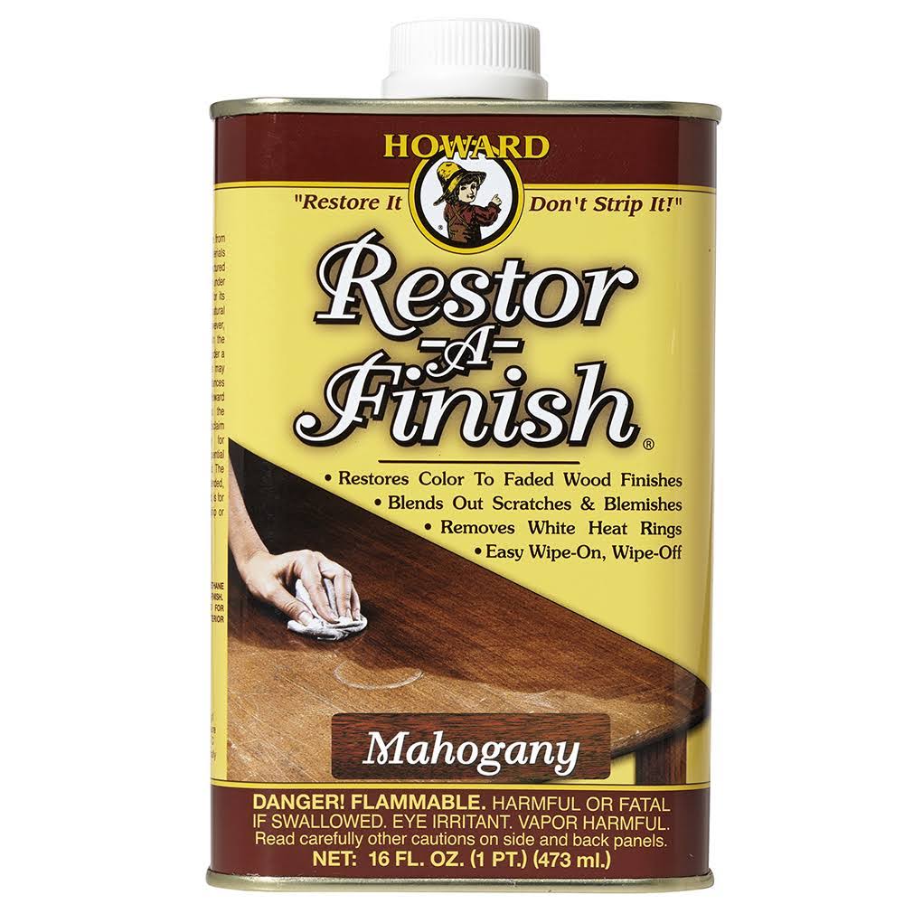 Howard Restor-A-Finish, Mahogany- 16 fl oz can