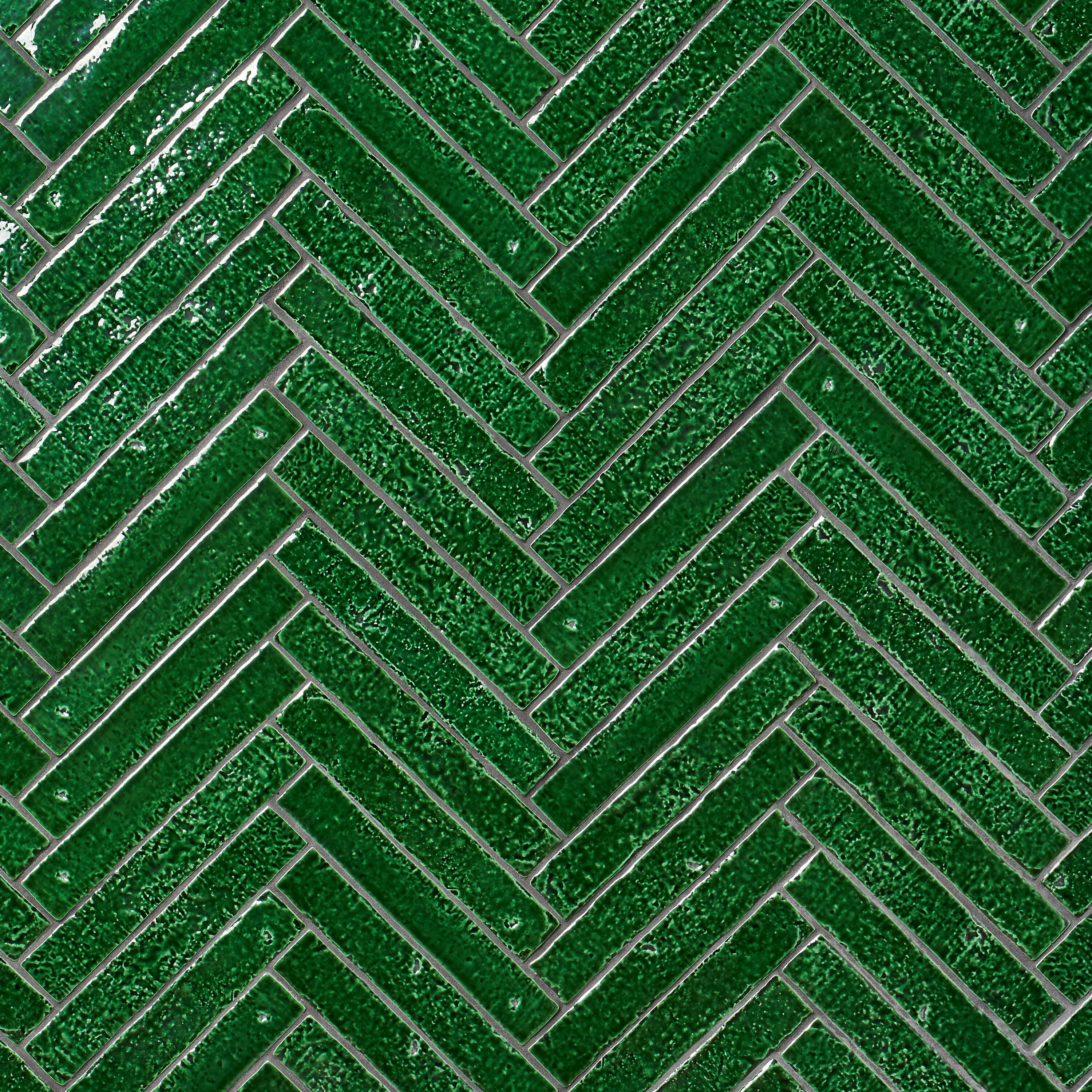 Ivy Hill Tile Virtuo Emerald Green 1.45 in. x 9.21 in. Polished Crackled Ceramic Subway Wall Tile (4.65 Sq. ft./Case)