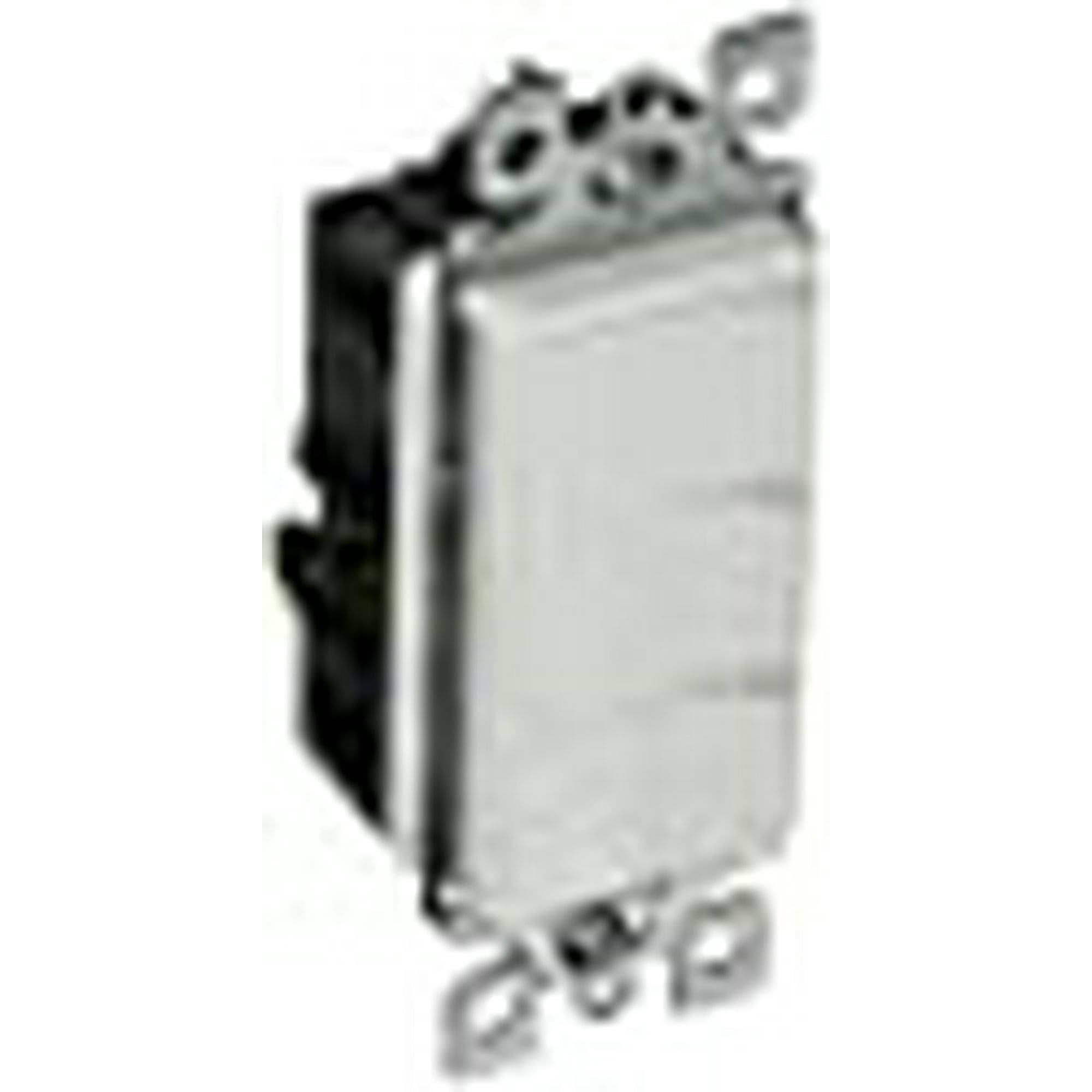 Leviton Triple Combination Switch, 3 Rocker, R42-01755-OWS, White