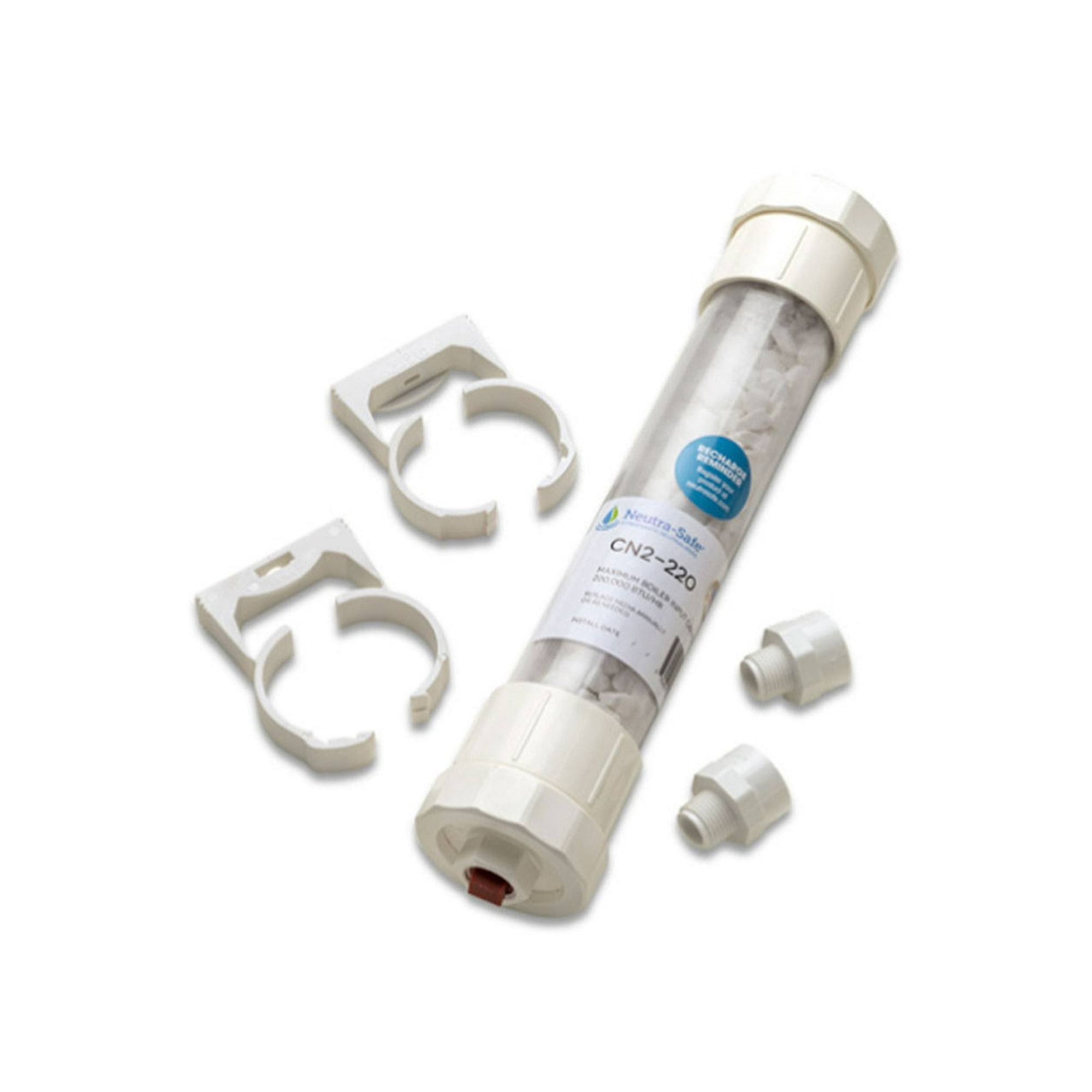 Neutra-Safe CN2-220C 2 inch Clear Condensate Neutralizer, 220 MBH