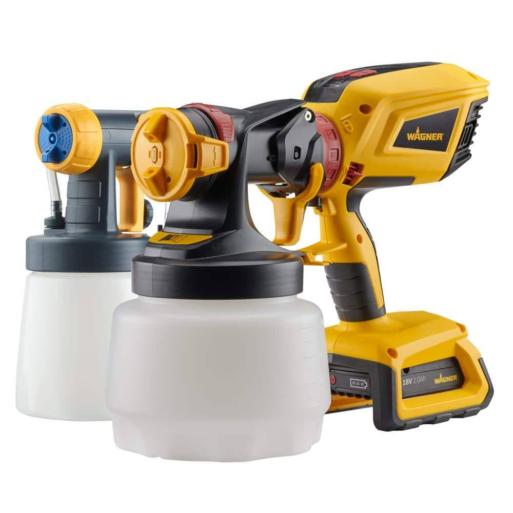 Wagner Flexio 3550 18V Cordless Handheld HVLP Paint and Stain Paint Sprayer