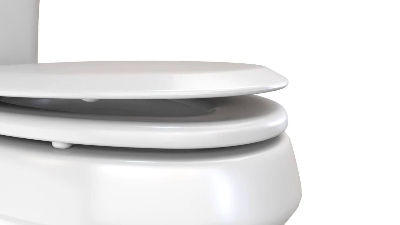 Bemis NextStep2 Children's Potty Training Round Closed Front Toilet Seat in Biscuit