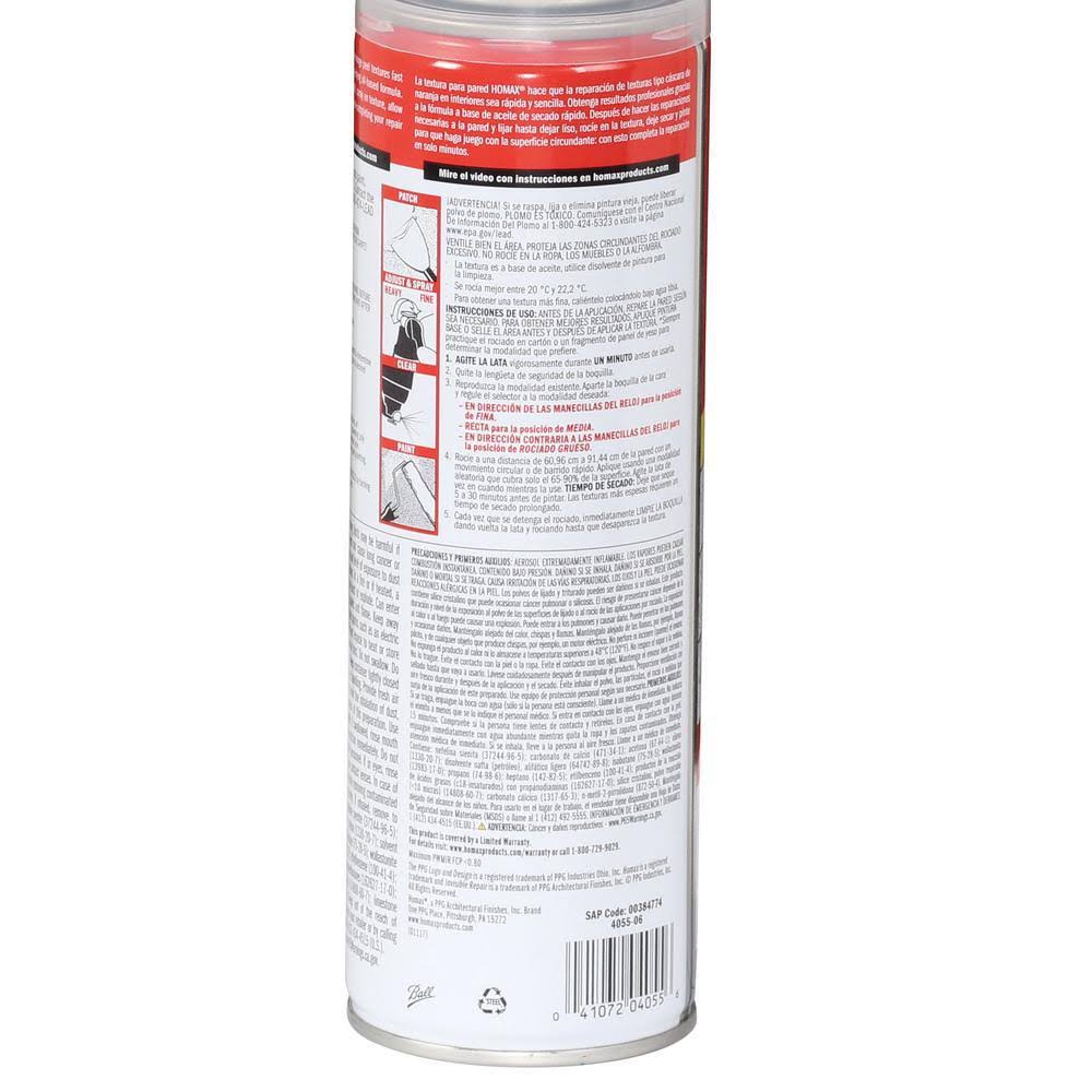 Homax Orange Peel Oil Based Drywall Spray Texture- 20 oz aerosol can