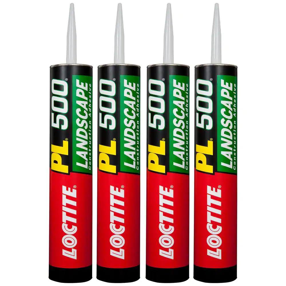 PL 500 28 oz. Landscape Block Adhesive (4-Pack)