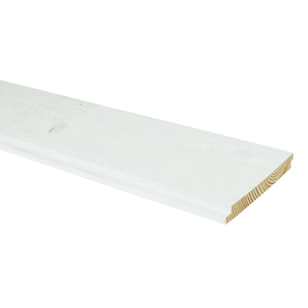 Lowe's Rough Sawn Shiplap 5.5-in x 8-ft White Pine Shiplap Wall Plank (Coverage Area: 3.67-sq ft) | 58X6X8-RSW