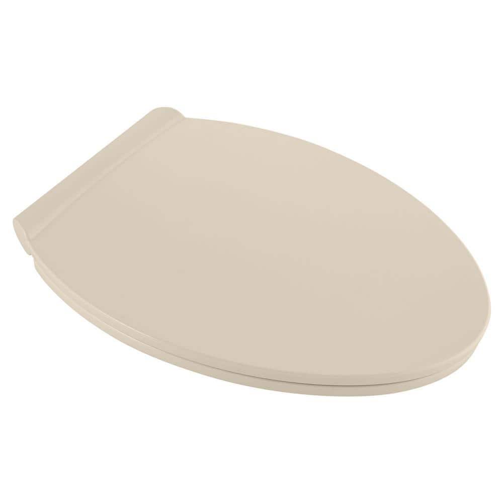 American Standard Contemporary Slow-Close Elongated Closed Front Toilet Seat with TriVantage in Bone
