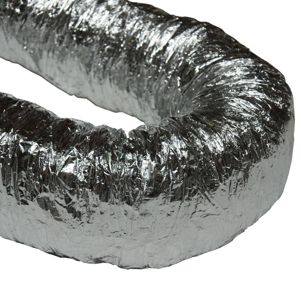 Rubber-Cal HVAC Insulated-Flex Ducting Ventilation Duct Hose- 10-Inch by 25-Feet