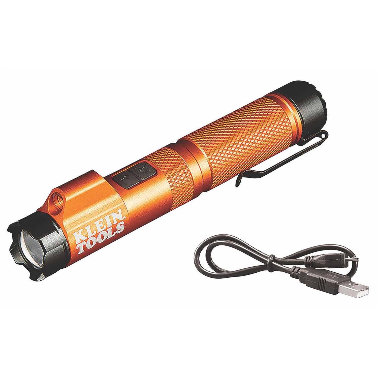 Klein Tools 56040- Rechargeable Focus Flashlight with Laser