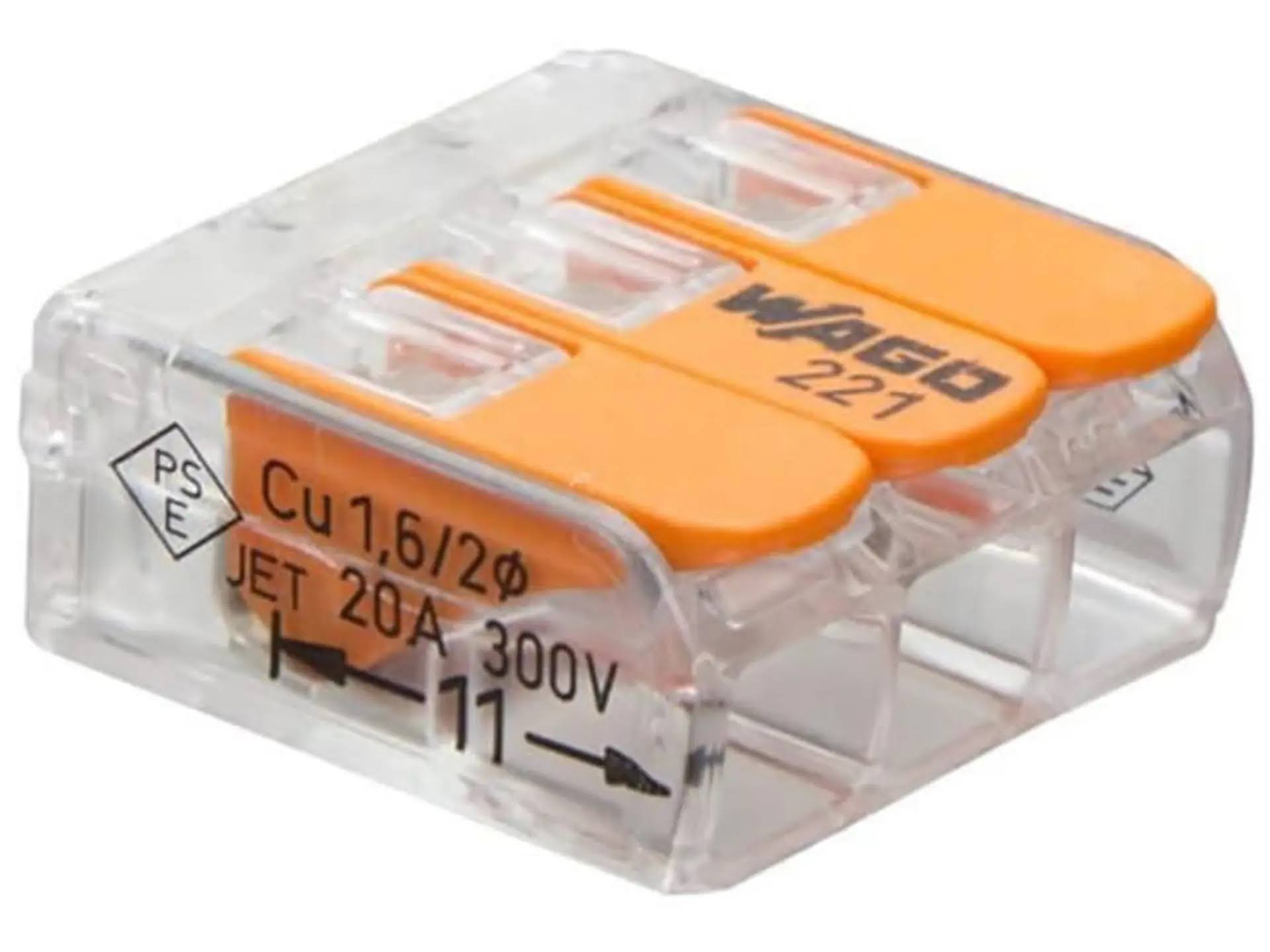 Wago 221-413 Compact Splicing Connector