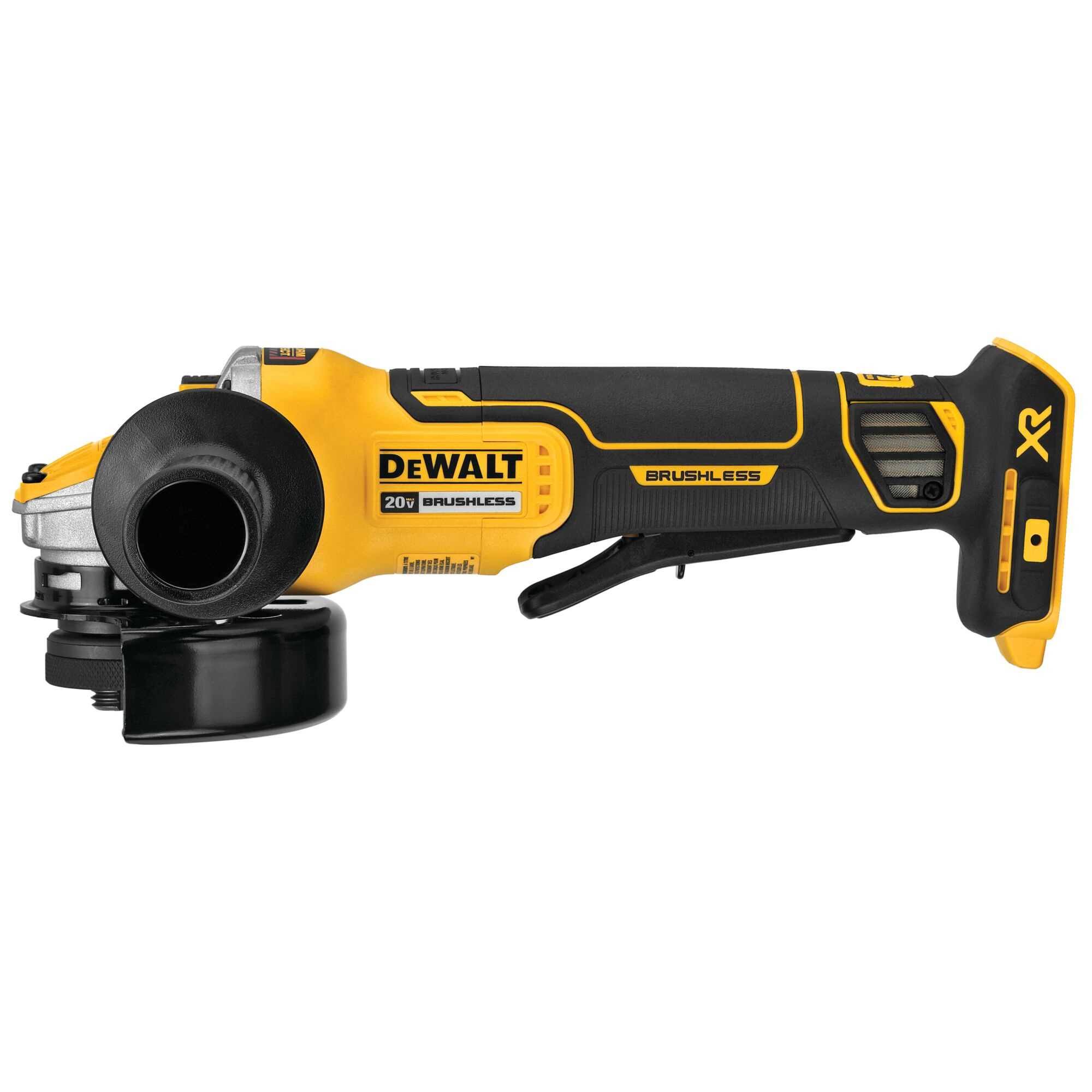 DeWalt 20V Max XR 4-1/2- 5 in. Brushless Cordless Small Angle Grinder with Power Detect Tool Technology DCG415B