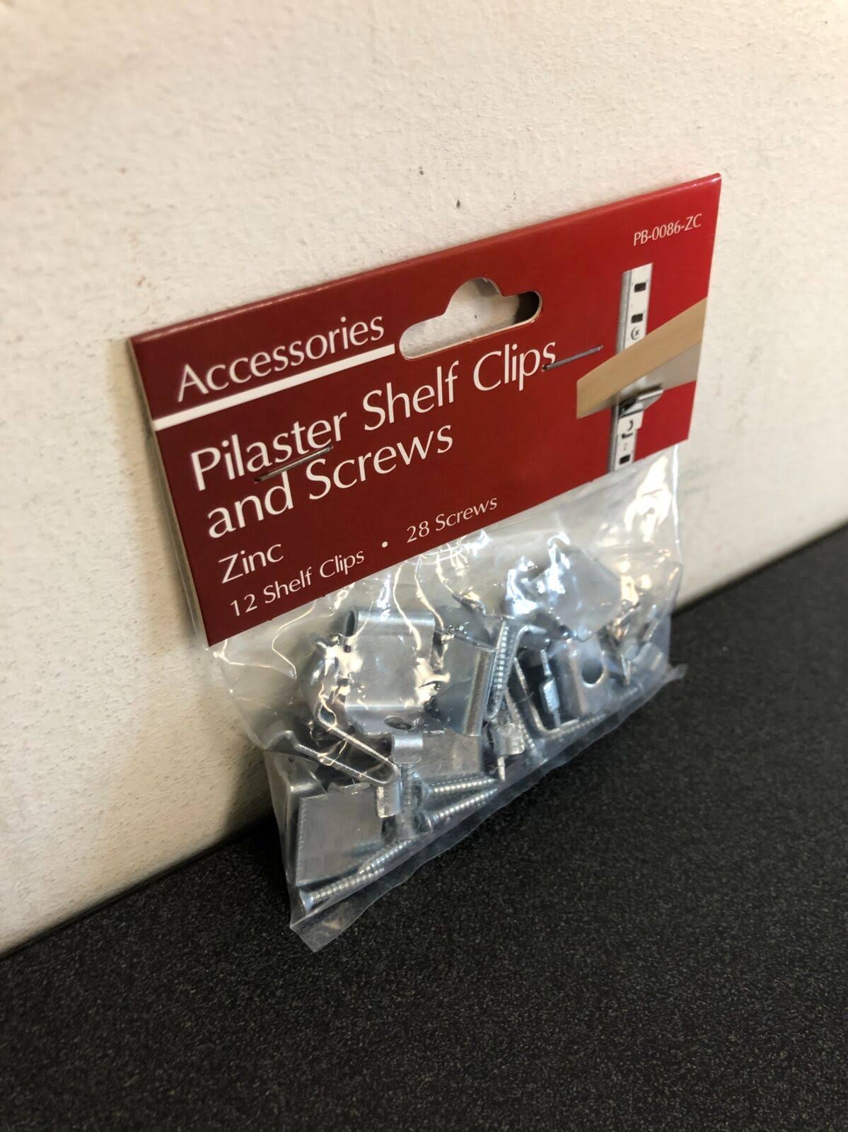 John Sterling PB-0086-ZC Zinc Pilaster Clip and Screws