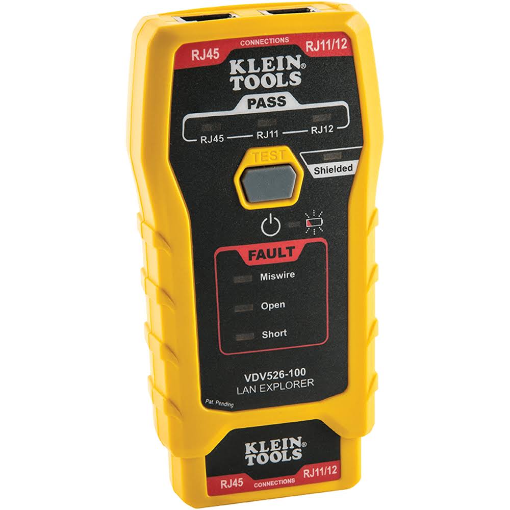 Klein Tools VDV526-100 LAN Explorer Data Cable Tester Remote
