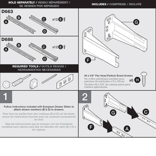 Liberty Hardware D688SEC-W-TX White Face Frame Sockets