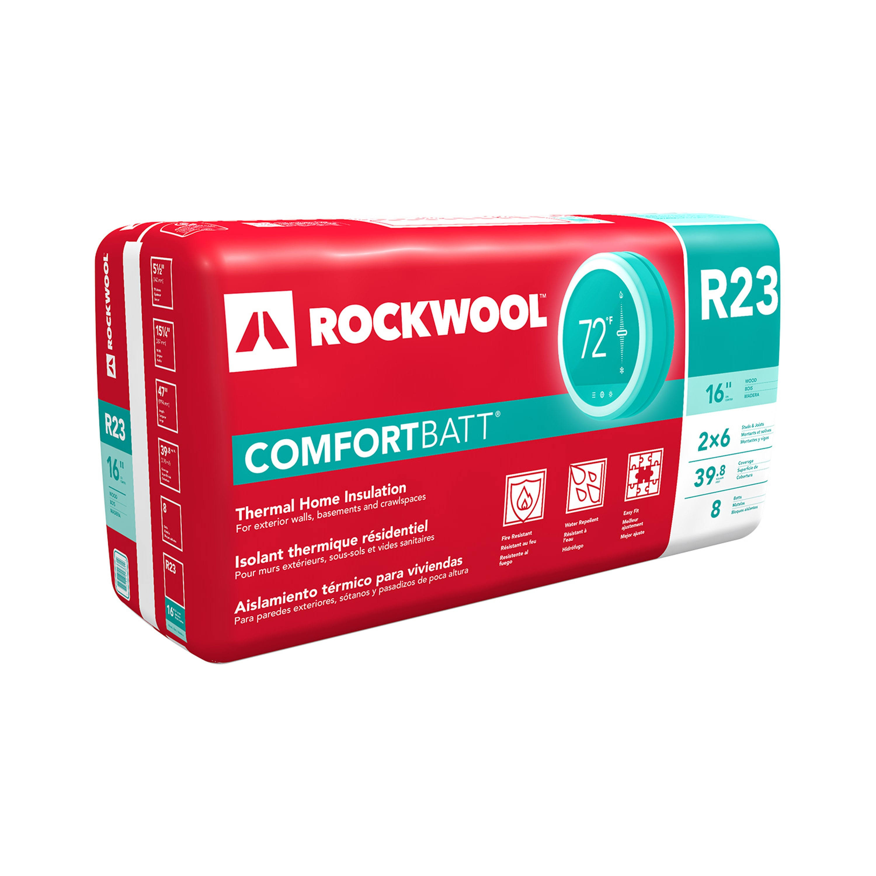Rockwool Comfortbatt Stone Wool Insulation