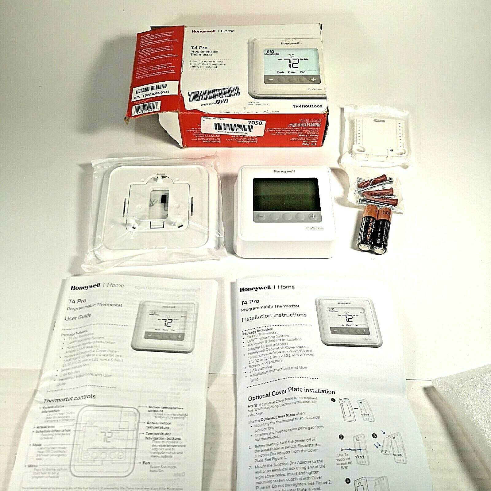 Honeywell Pro TH4110U2005 T4 Programmable Thermostat
