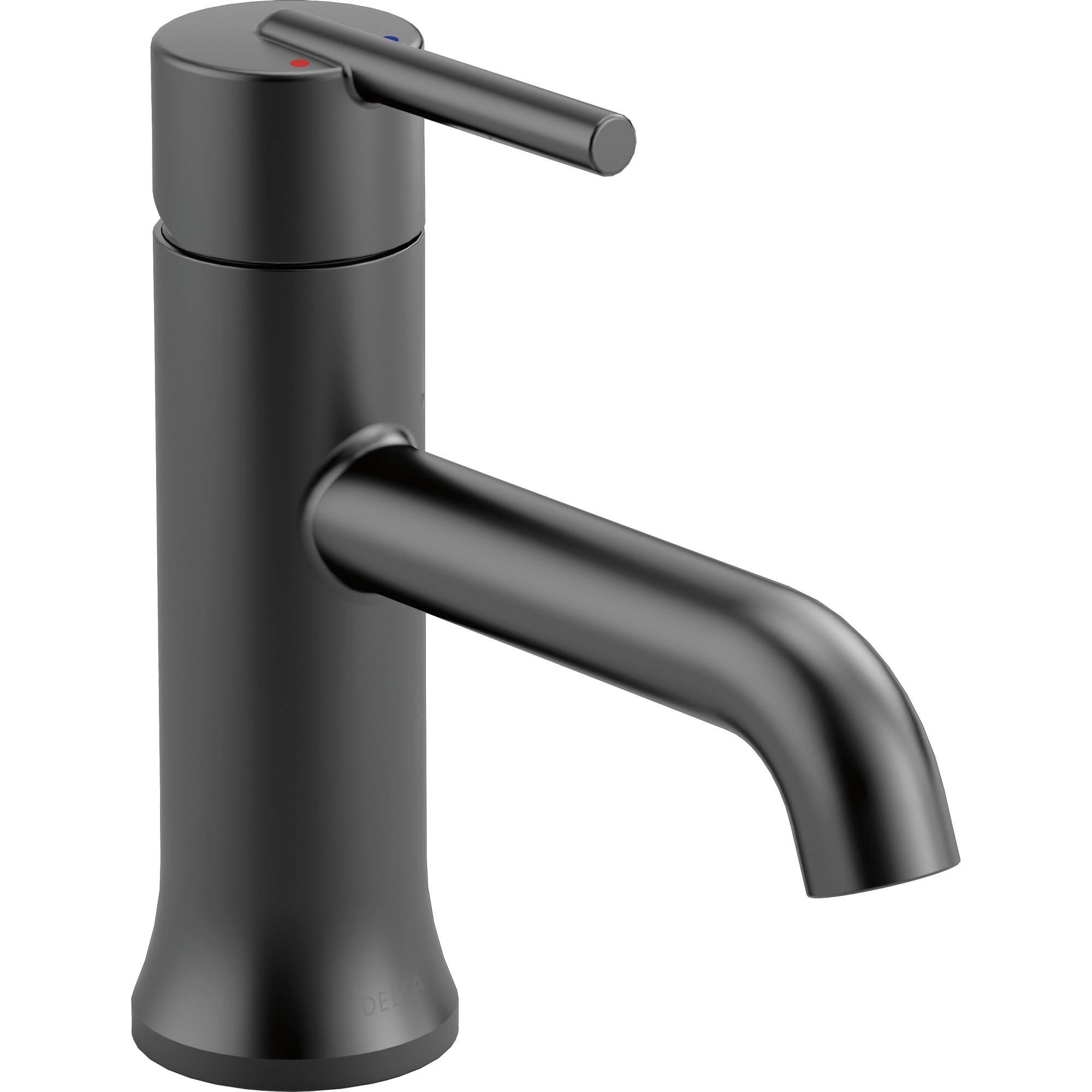 Delta 559LF-BLLPU Trinsic Single-Handle Bathroom Faucet Matte Black