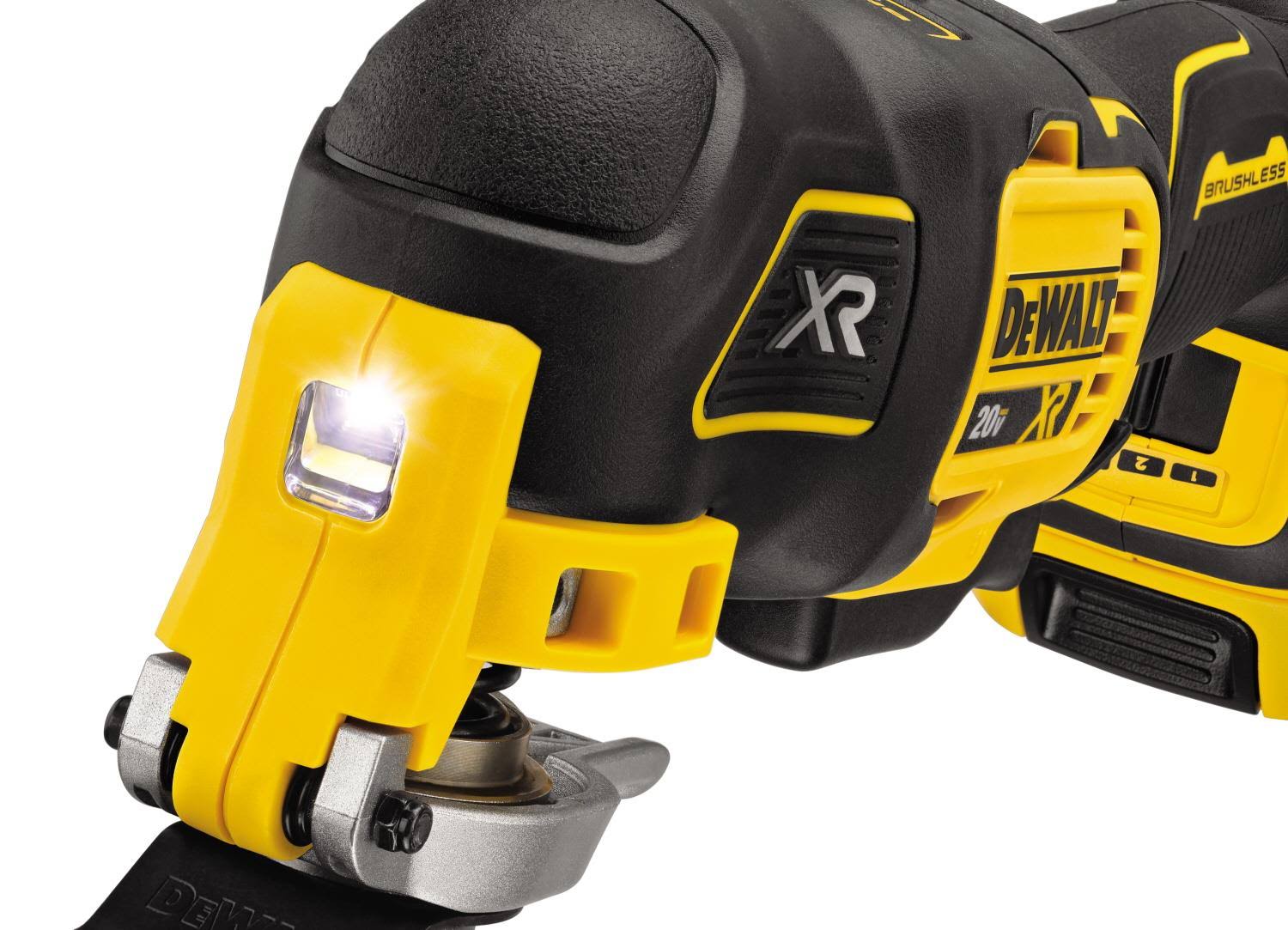 DeWalt 20V Max XR Brushless Oscillating Tool Kit.