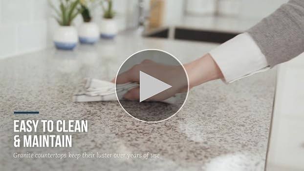 NewAge Products 1 ft. Solid Surface Countertop in Black Galaxy Granite